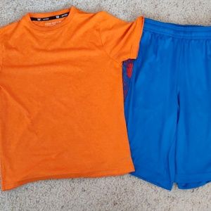 Boys matching shorts and shirt set